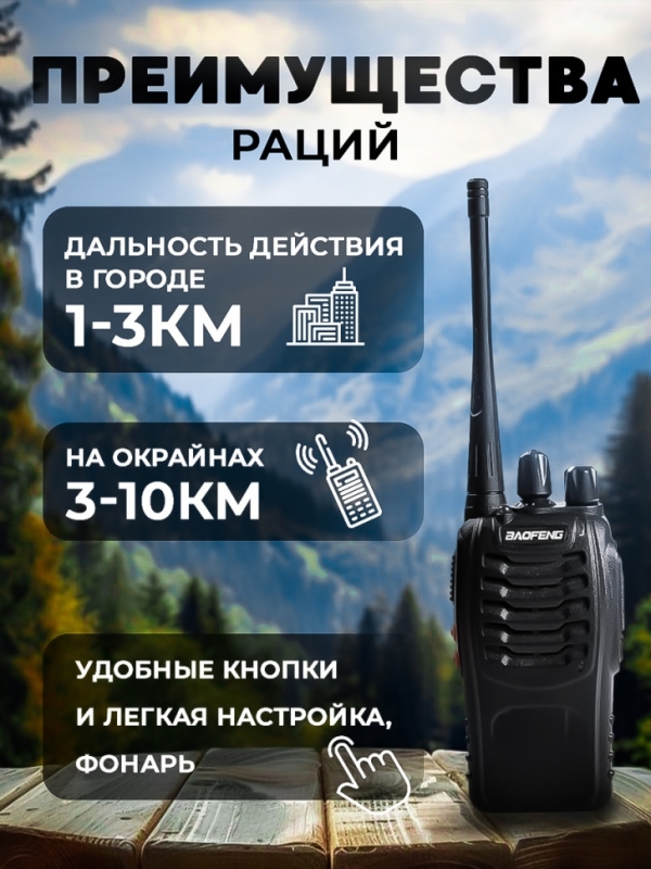 Рация Baofeng BF-888S Рация Baofeng BF-888S