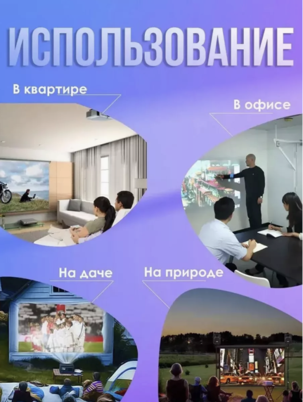 Портативный домашний проектор Frbby Р20 Pro