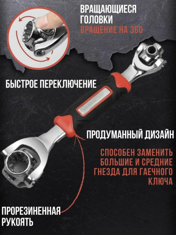 Универсальный гаечный ключ 48 в 1 Универсальный гаечный ключ 48 в 1