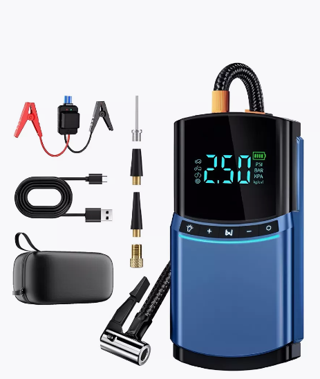 Портативное пусковое устройство с компрессором 4в1