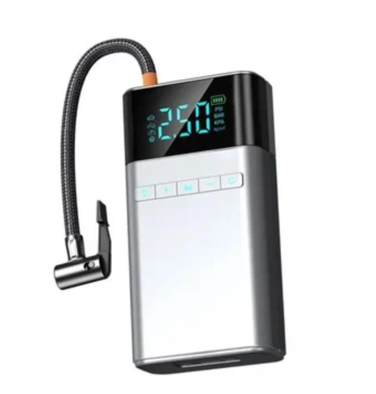 Портативное Пусковое устройство Jump starter с воздушным компрессором 4в1