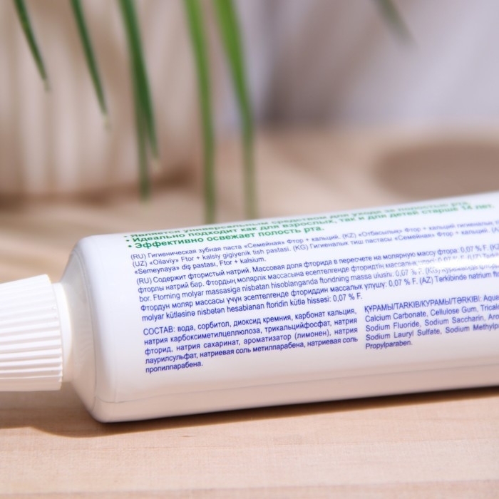 Зубная паста Зубная паста "Весна", фтор + кальций, для всей семьи, 90 г