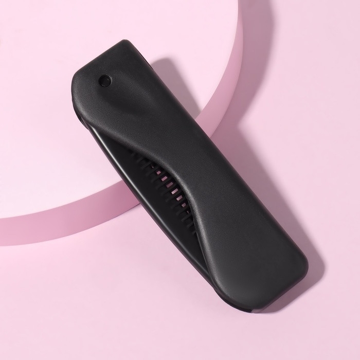 Расчёска складная, 17,5 × 3 см, цвет чёрный Расчёска складная, 17,5 × 3 см, цвет чёрный