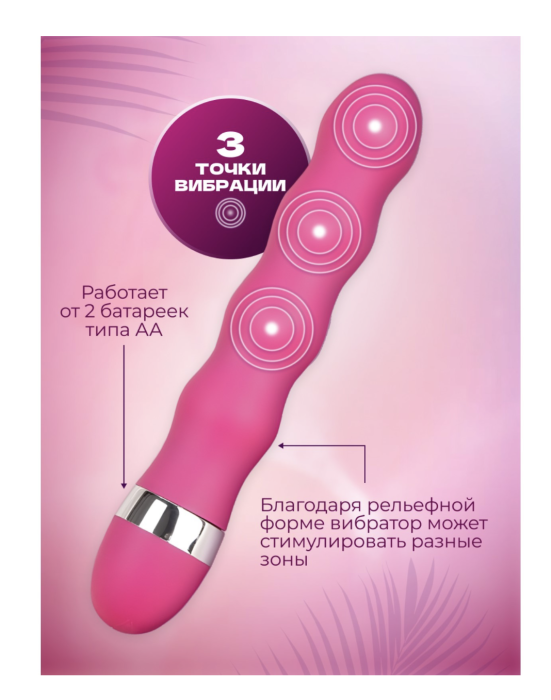 Вибратор Оки-Чпоки G Spot, стимулятор точки G, 18,5 х 3,5 см, розовый Вибратор Оки-Чпоки G Spot, стимулятор точки G, 18,5 х 3,5 см, розовый