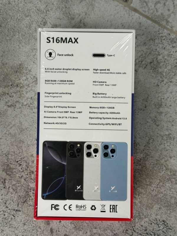 Смартфон SmartX S16MAX Смартфон SmartX S16MAX