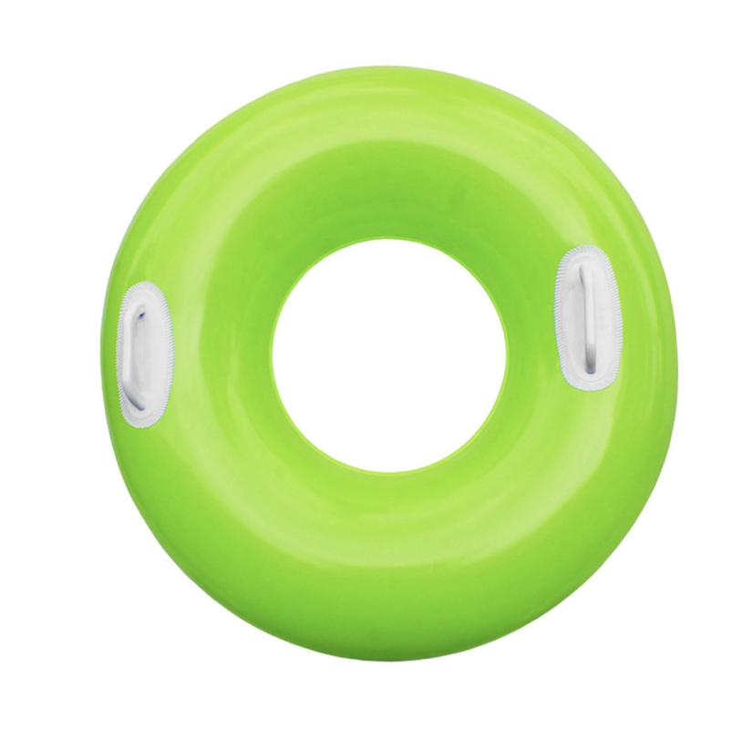 Круг для плавания «Яркое настроение», с ручками, d=76 см, от 8 лет, зеленый Круг для плавания «Яркое настроение», с ручками, d=76 см, от 8 лет, зеленый