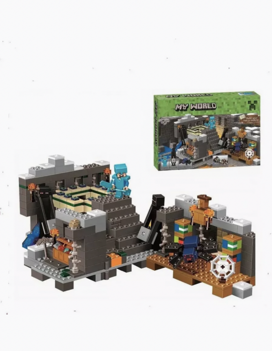 Конструктор Майнкрафт Портал в Край 559 деталей Конструктор Майнкрафт Портал в Край 559 деталей