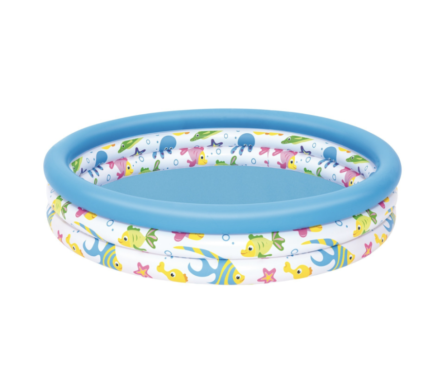 Бассейн надувной «Океан», 122 х 25 см, от 2 летДетский бассейн"Bestway" с рыбками