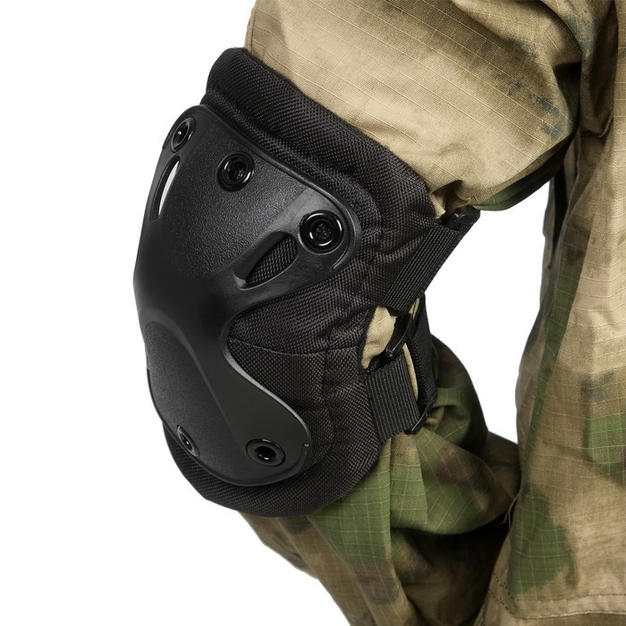 Набор наколенники 17 х 20 см и налокотники 14 х 17.5 см, черные Набор наколенники 17 х 20 см и налокотники 14 х 17.5 см, черные