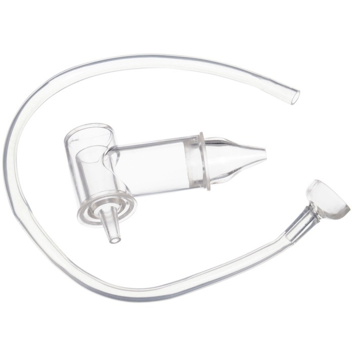 Детский назальный аспиратор с отводной трубкой, прозрачный Детский назальный аспиратор с отводной трубкой, прозрачный