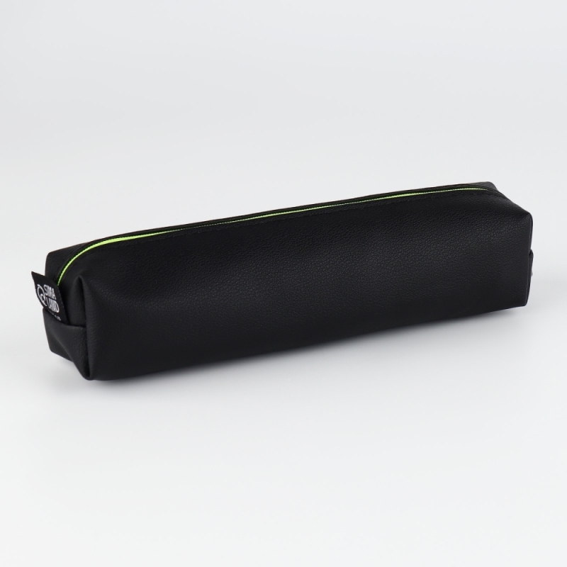 Пенал школьный из искусственной кожи «1 сентября: Черный» , 19 х 8 х 3 см Пенал школьный из искусственной кожи «1 сентября: Черный» , 19 х 8 х 3 см