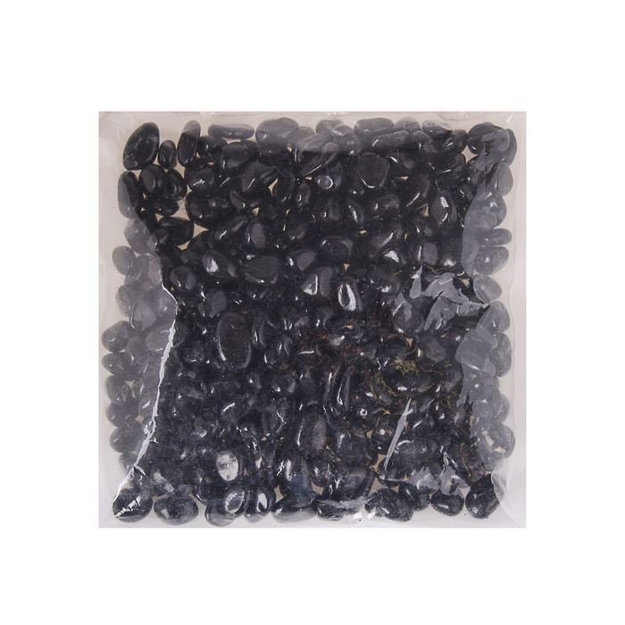 Грунт для аквариума «Галька цветная» фр 8-12 мм, чёрный, 800 г