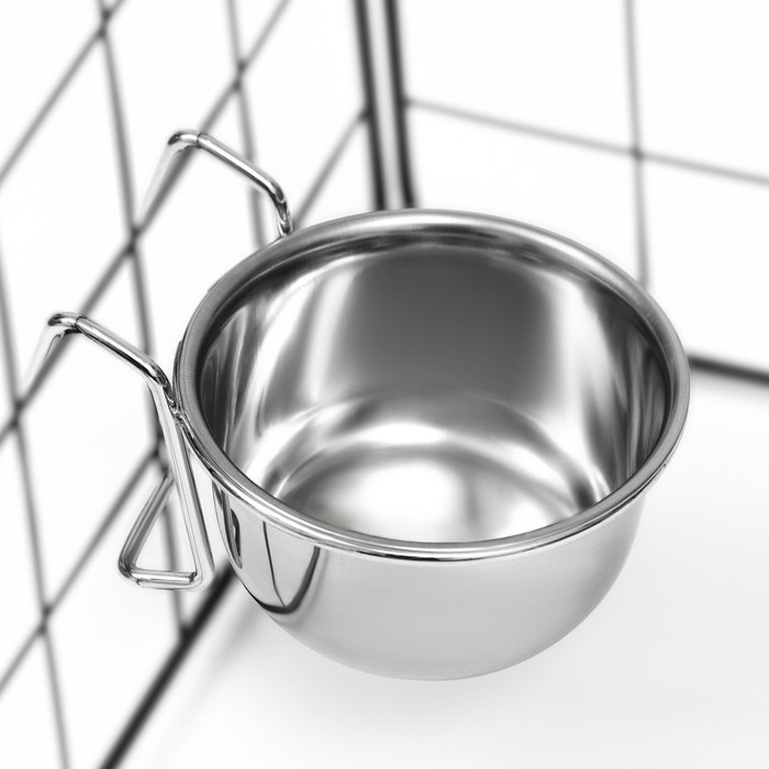 Кормушка для клетки с креплением, 150 мл Кормушка для клетки с креплением, 150 мл