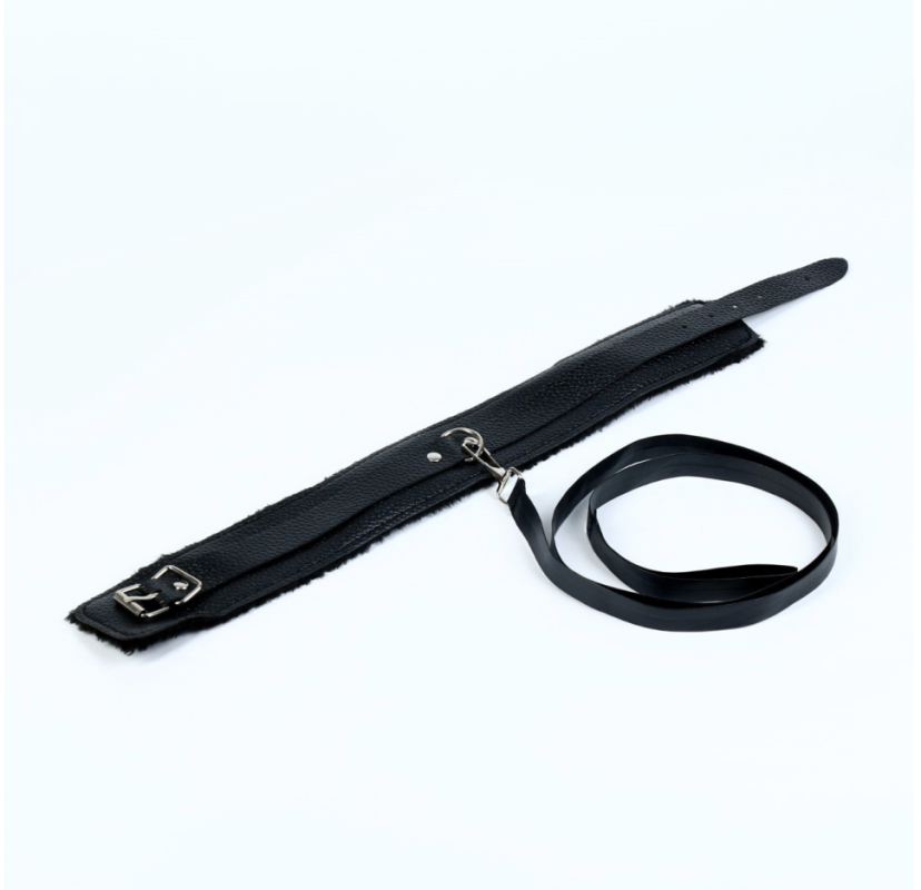 Эротический БДСМ набор Оки-Чпоки, металл, кожа, набор 8 предметов, черный