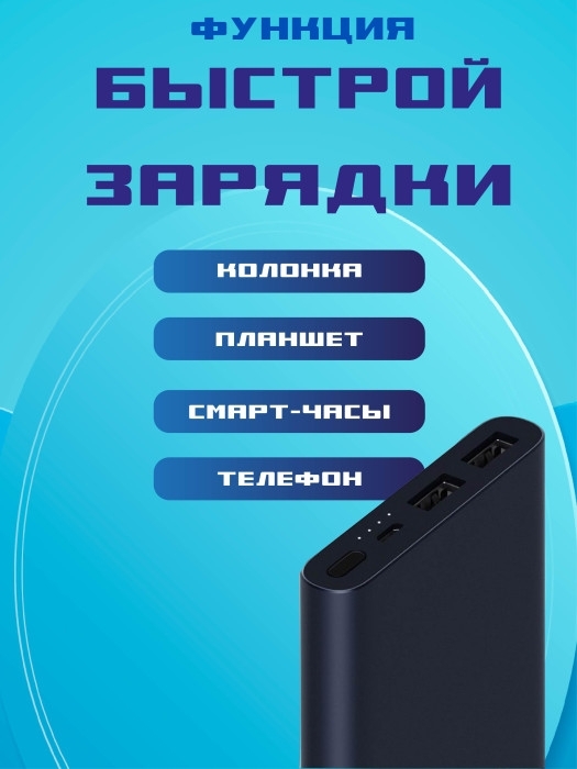 Xiaomi Power Bank 10000 мАч Xiaomi Power Bank 10000 мАч