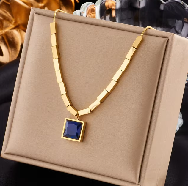 Женская цепочка на шею, из нержавеющей стали Женская цепочка на шею, из нержавеющей стали