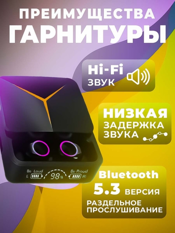 Беспроводные игровые наушники M90 Pro