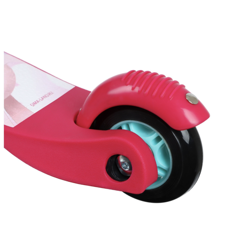 Самокат GRAFFITI «Единорожки», колёса PU 110/75 мм, ABEC 7, цвет розовый