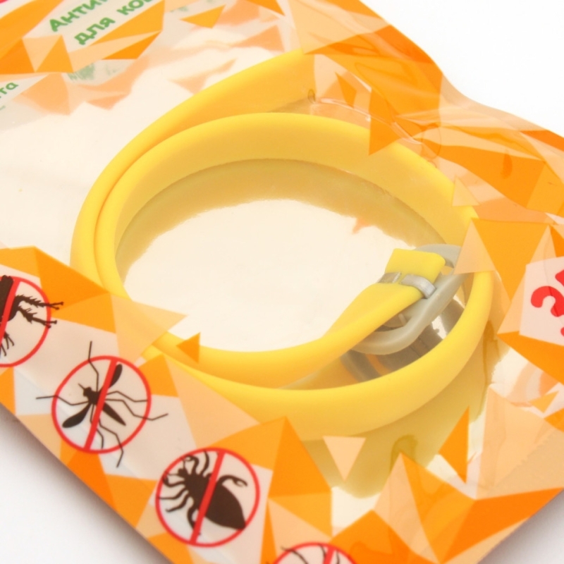 Биоошейник Биоошейник "ПИЖОН" для кошек и маленьких собак, от блох и клещей, жёлтый, 35 см