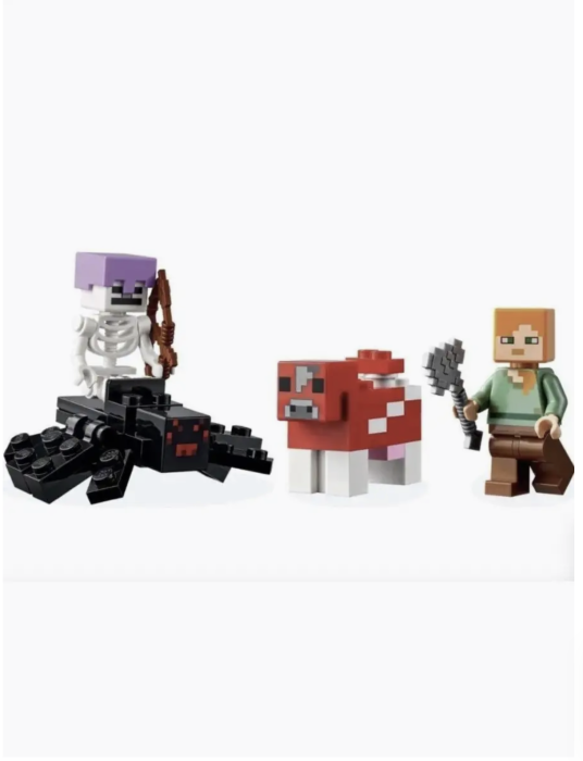 Конструктор Майнкрафт Грибной дом 272 детали Конструктор Майнкрафт Грибной дом 272 детали