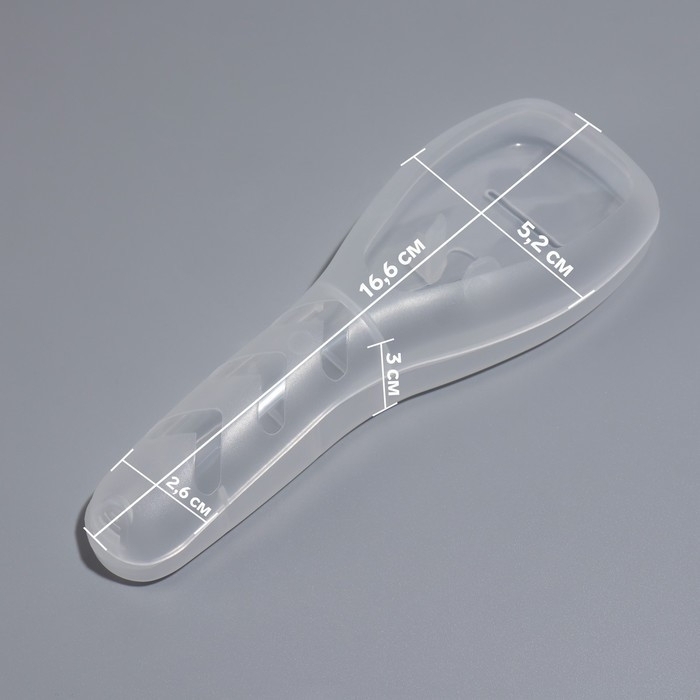 Органайзер для бритвы, с крышкой, 16,6 × 5,2 × 3 см, цвет прозрачный Органайзер для бритвы, с крышкой, 16,6 × 5,2 × 3 см, цвет прозрачный