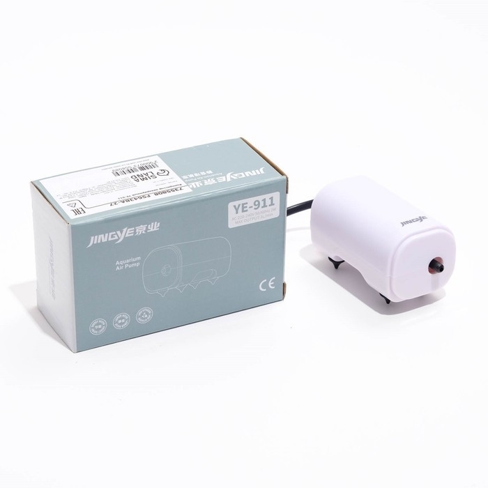 Компрессор воздушный JINGYE YE-911, бесшумный, 3 л/мин, 2 Вт Компрессор воздушный JINGYE YE-911, бесшумный, 3 л/мин, 2 Вт