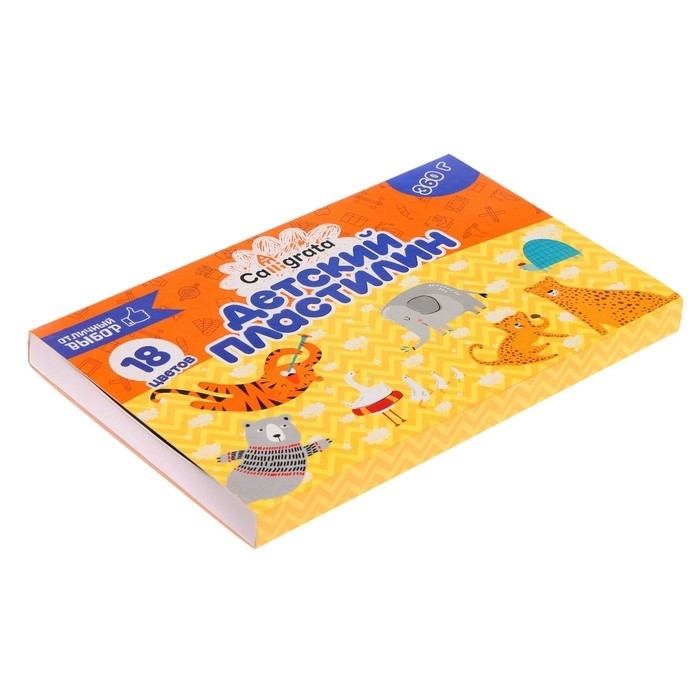 Пластилин 18цв 360г Calligrata классический Пластилин 18цв 360г Calligrata классический