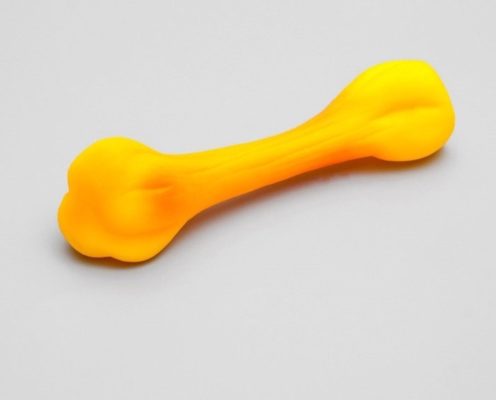 Игрушка пищащая Игрушка пищащая "Кость" для собак, 15 см