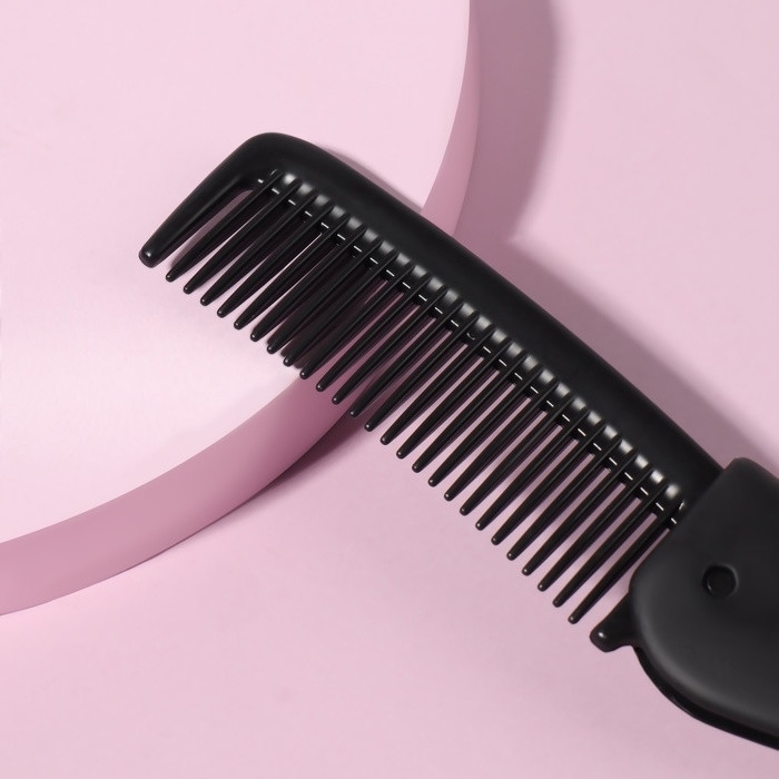 Расчёска складная, 17,5 × 3 см, цвет чёрный Расчёска складная, 17,5 × 3 см, цвет чёрный