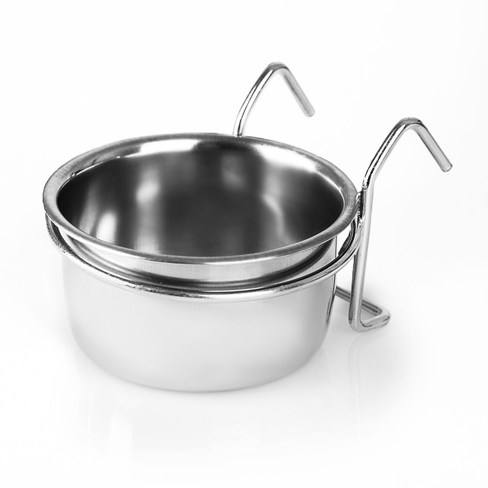 Кормушка для клетки с креплением, 150 мл Кормушка для клетки с креплением, 150 мл