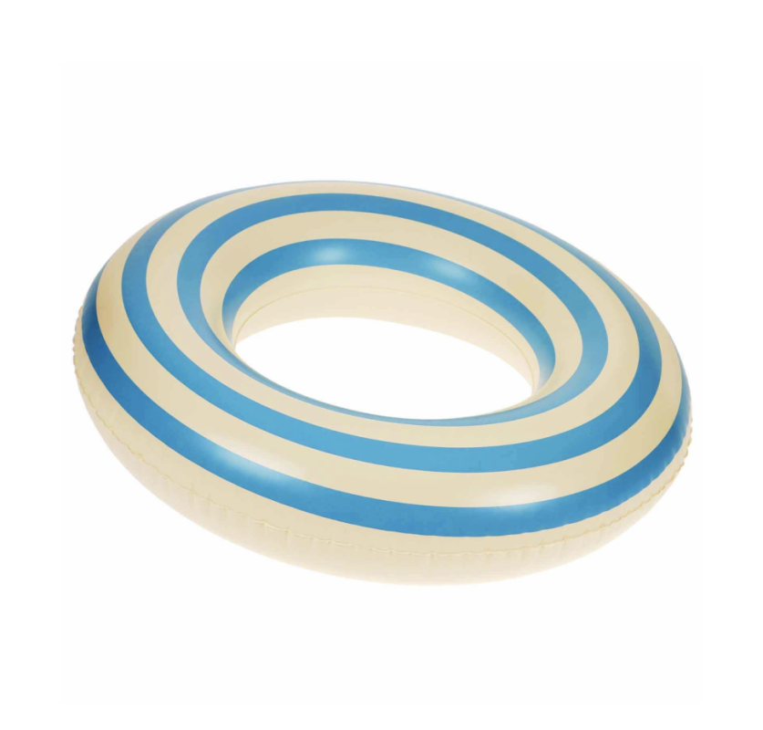 Круг для плавания 60 см, цвет белый/голубой Круг для плавания 60 см, цвет белый/голубой