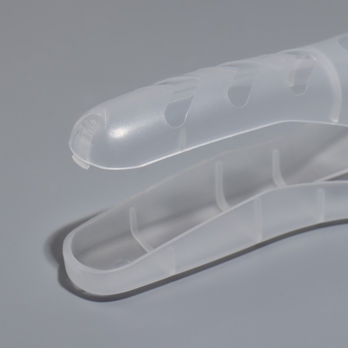 Органайзер для бритвы, с крышкой, 16,6 × 5,2 × 3 см, цвет прозрачный Органайзер для бритвы, с крышкой, 16,6 × 5,2 × 3 см, цвет прозрачный