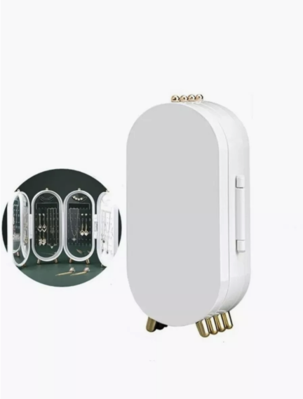 Шкатулка для хранения ювелирных изделий (белая) Шкатулка для хранения ювелирных изделий (белая)