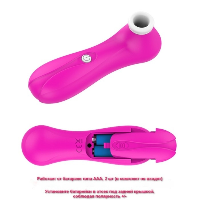 Бесконтактный вакуумно- волновой стимулятор клитора и сосков Оки-Чпоки, 7 режимов, красный Бесконтактный вакуумно- волновой стимулятор клитора и сосков Оки-Чпоки, 7 режимов, красный