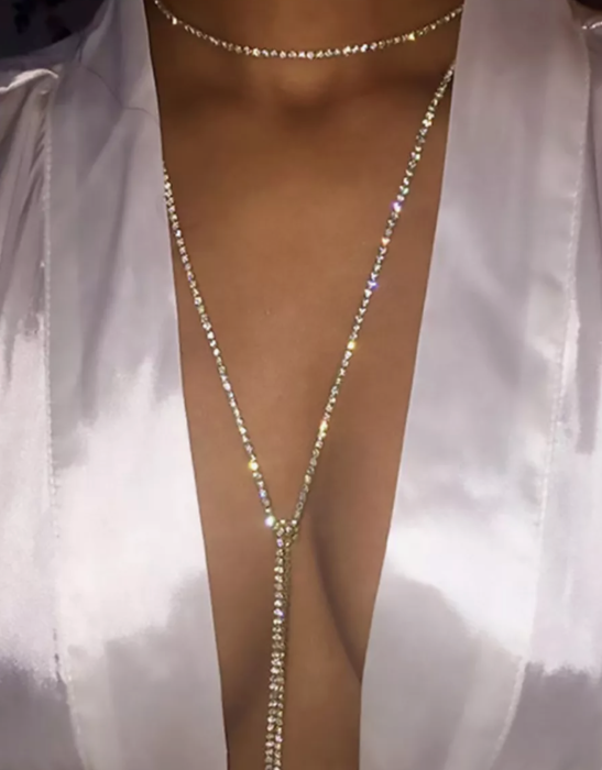 Колье со стразами Колье со стразами