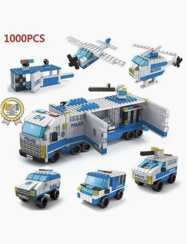 Конструктор Полицейский участок 6в1 1000 дет 8978-4