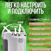 Проектор для фильмов P30 pro + HDMI +Wi-Fi
