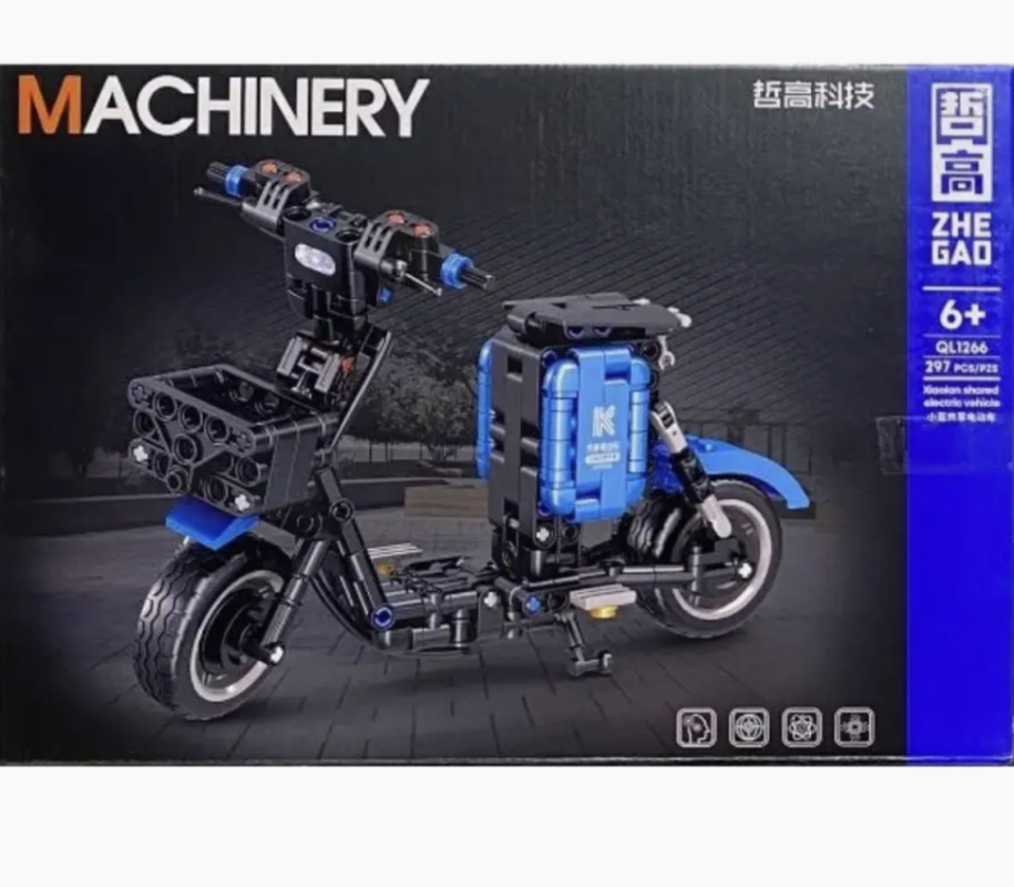 Конструктор МОПЕД-СКУТЕР 297 деталей