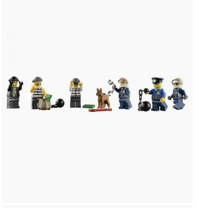 Конструктор Сити Полицейский участок 854 деталей