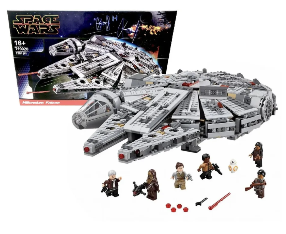 Конструктор Звездные Войны Сокол Тысячелетия 1329 Деталей