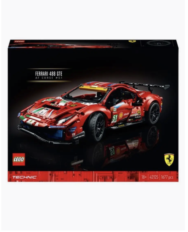 Конструктор Technic Ferrari 488 1677 деталей