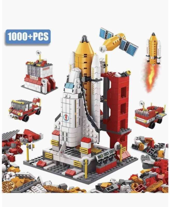 Лего трансформер 6в1 Ракета 1000 деталей Лего трансформер 6в1 Ракета 1000 деталей