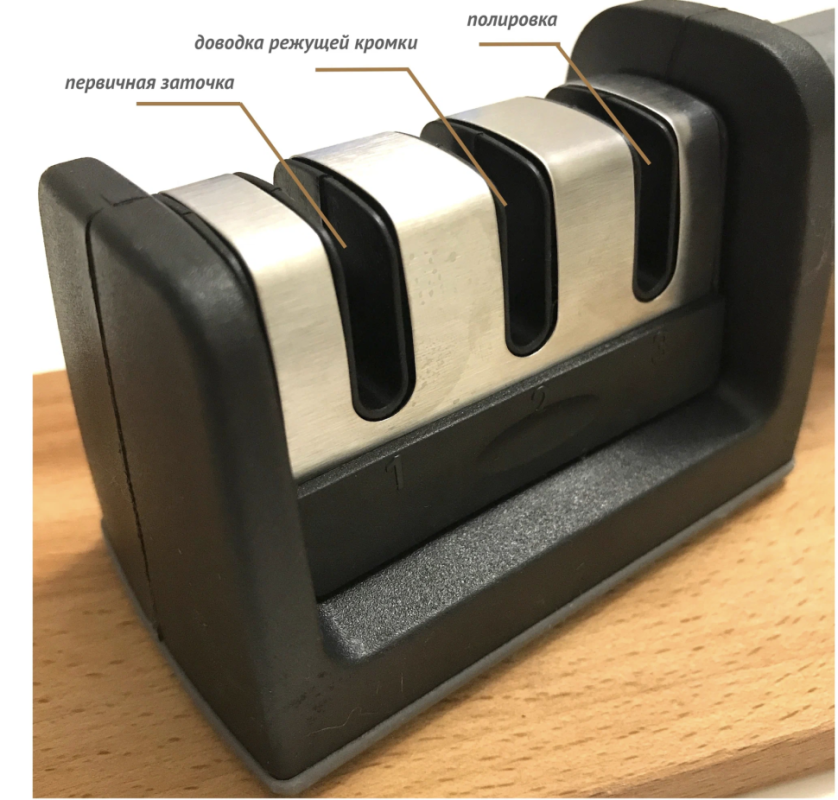 Точилка для ножей со съемной ручкой