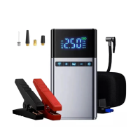 Портативное Пусковое устройство Jump starter с воздушным компрессором 4в1