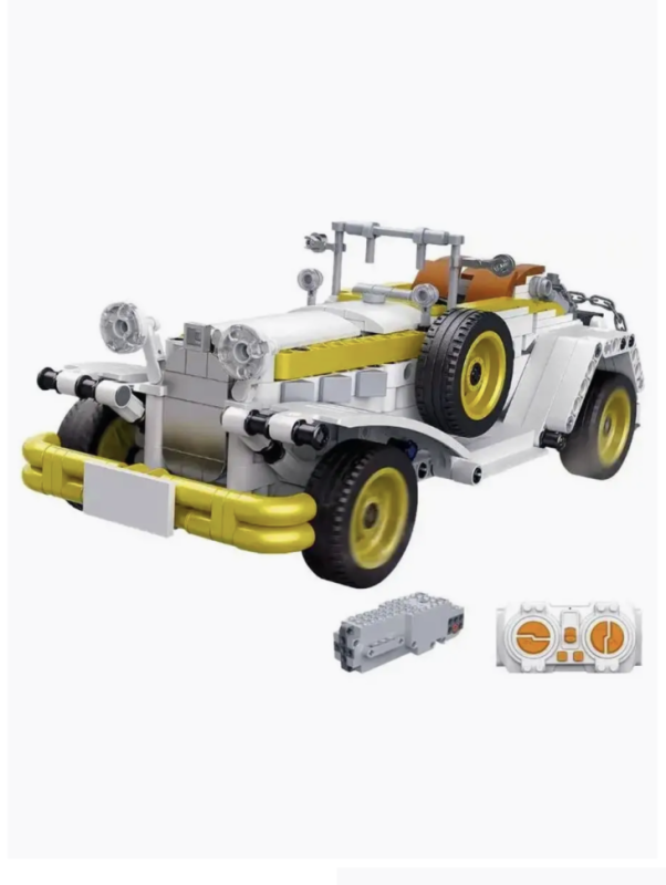 Конструктор Ретро кар Mercedes-Benz 500K на радиоуправлении 595 деталей Конструктор Ретро кар Mercedes-Benz 500K на радиоуправлении 595 деталей