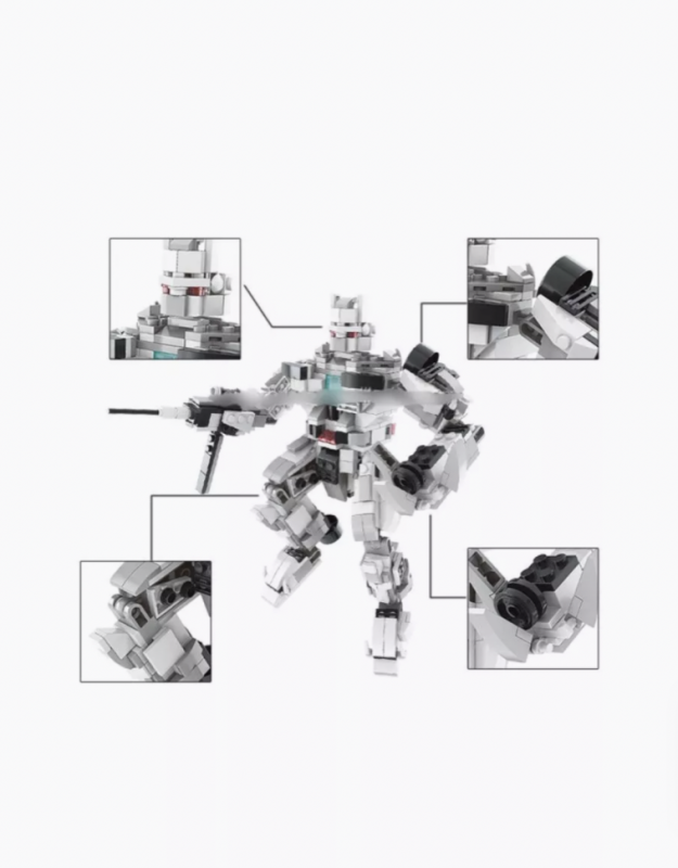 Конструктор робот трансформер 476 деталей