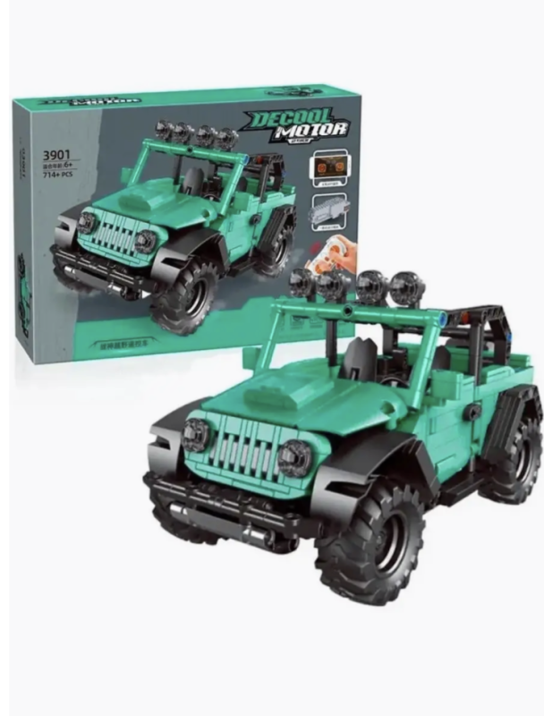 Конструктор Техник Джип Вранглер 714 деталей зеленый Конструктор Техник Джип Вранглер 714 деталей зеленый