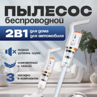 Пылесос беспроводной вертикальный с контейнером