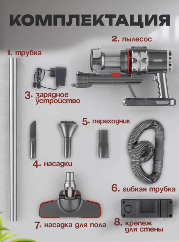 Пылесос вертикальный беспроводной SOKANY SK-3377