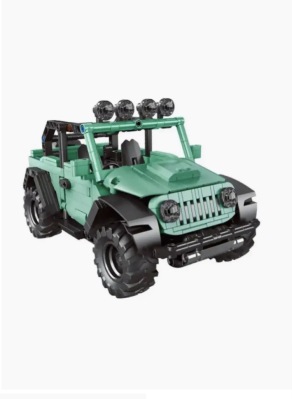 Конструктор Техник Джип Вранглер 714 деталей зеленый Конструктор Техник Джип Вранглер 714 деталей зеленый